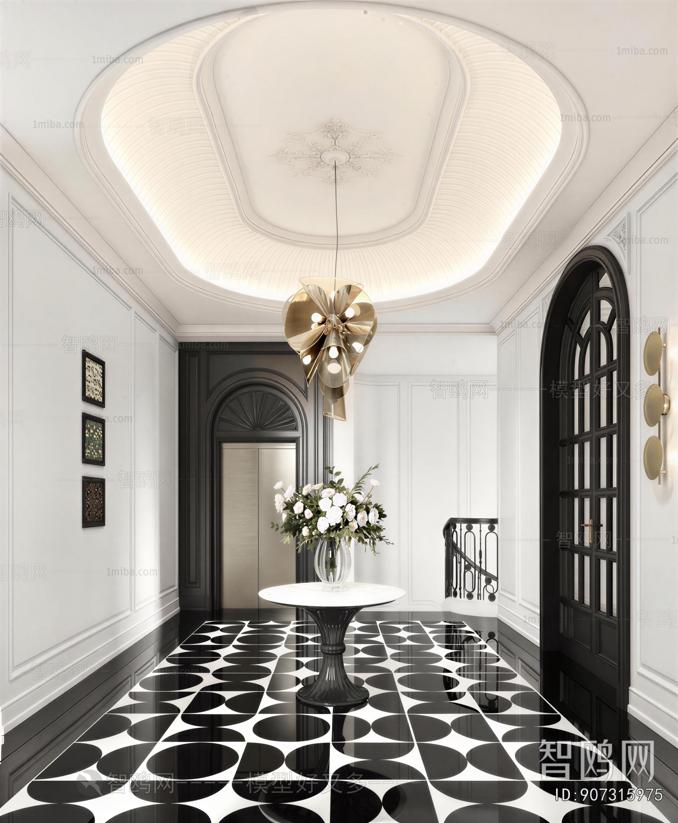 American Style Hallway