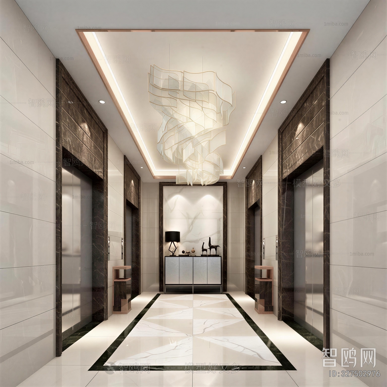 Modern Elevator Hall
