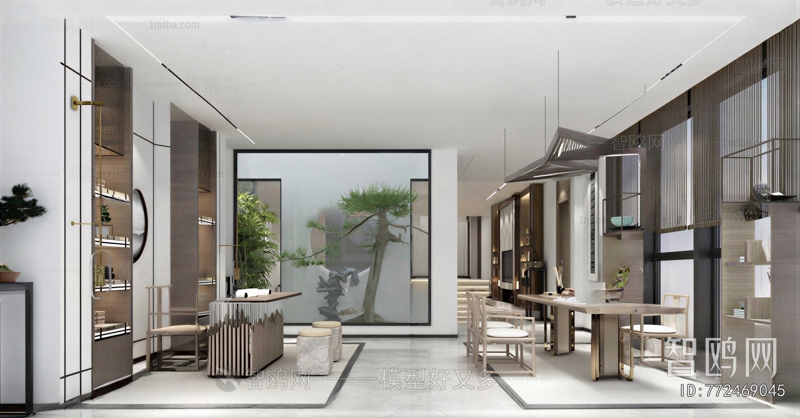 New Chinese Style Meeting Room