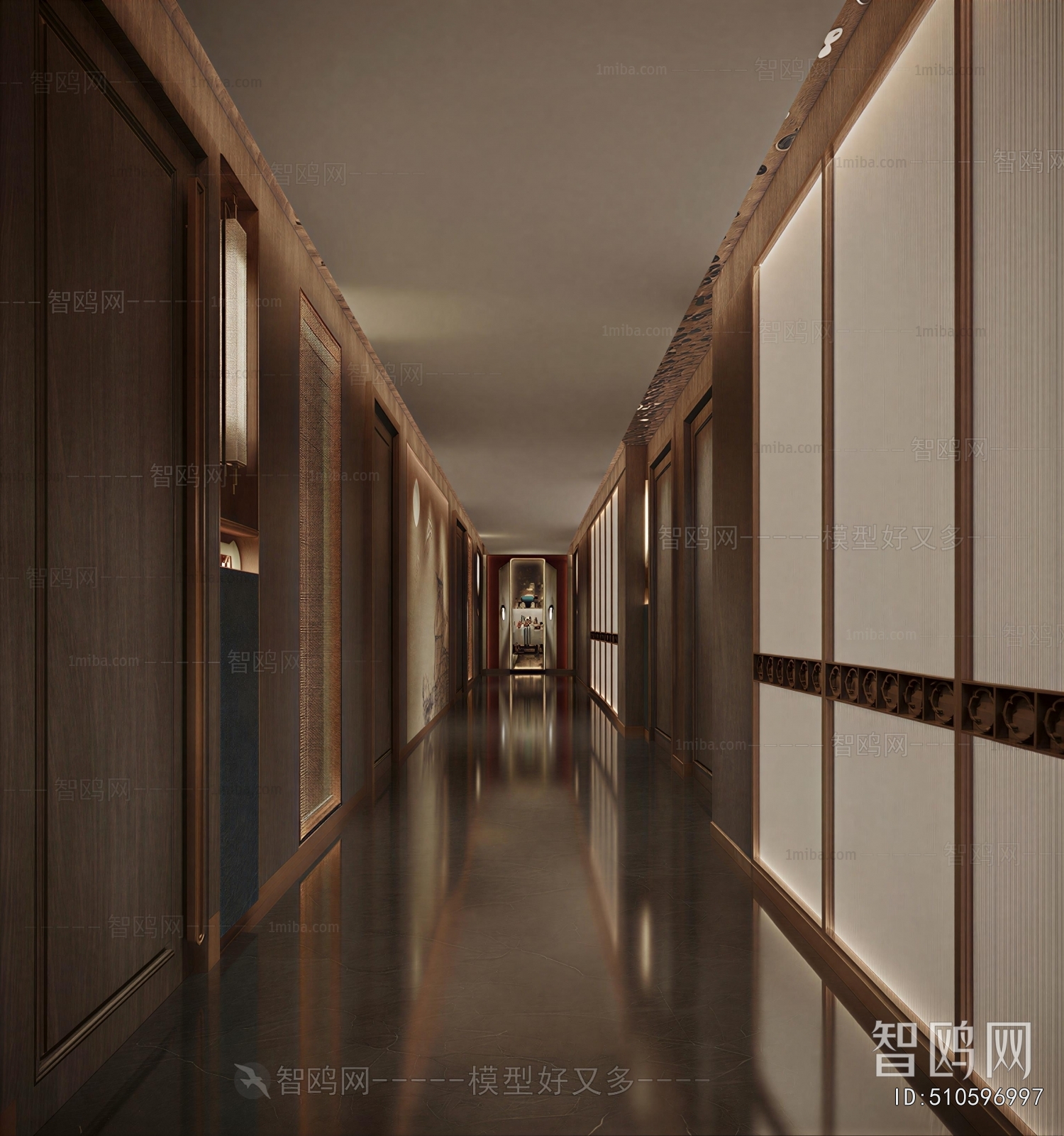 New Chinese Style Corridor