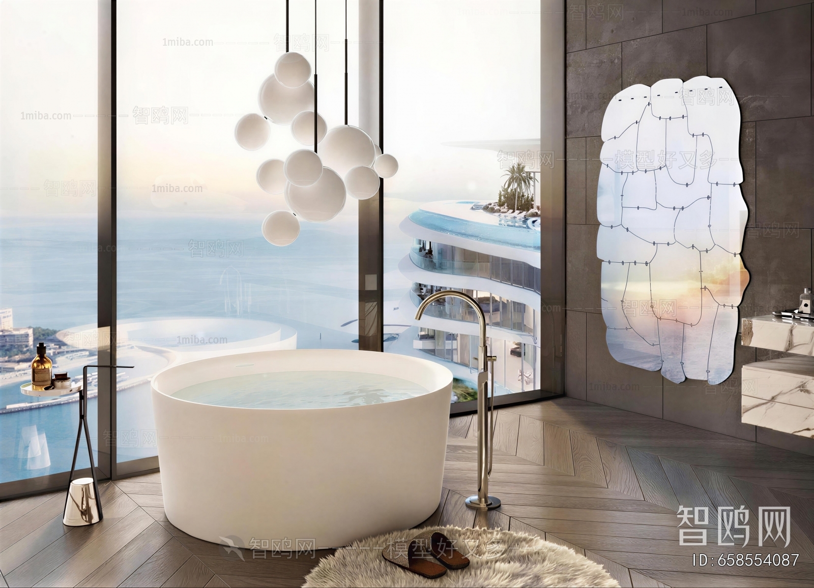 Modern Bathtub