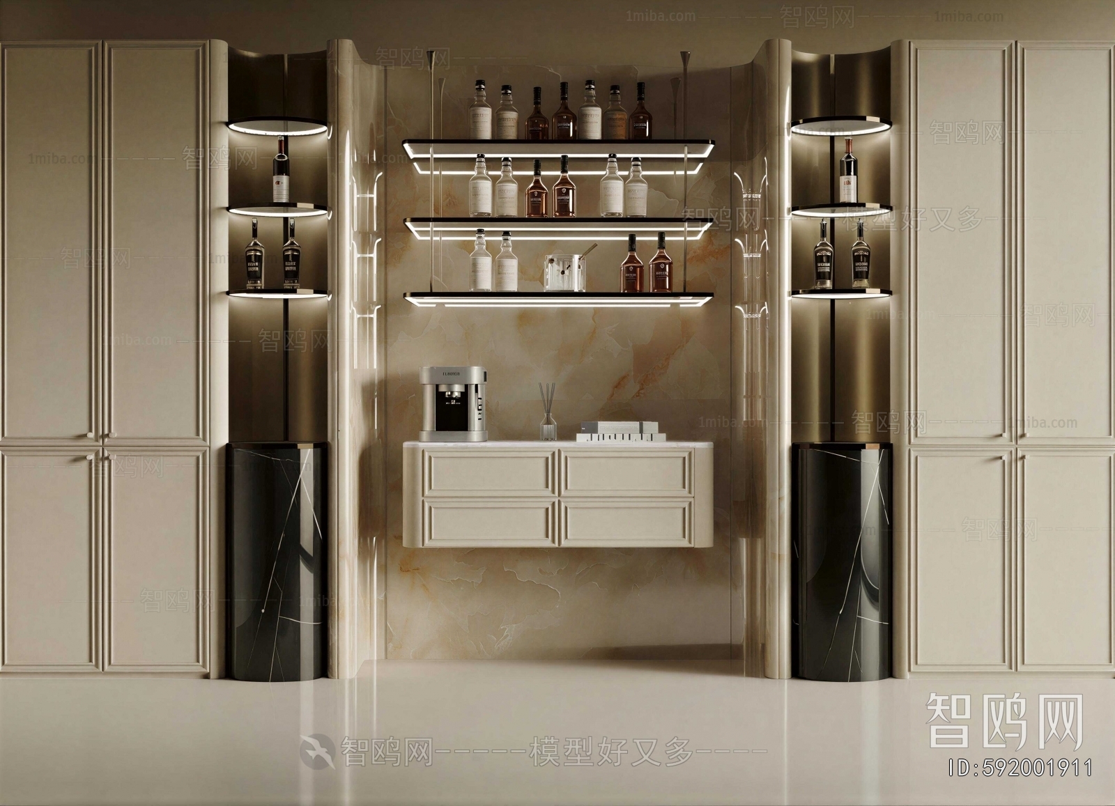 Modern Wine Cabinet