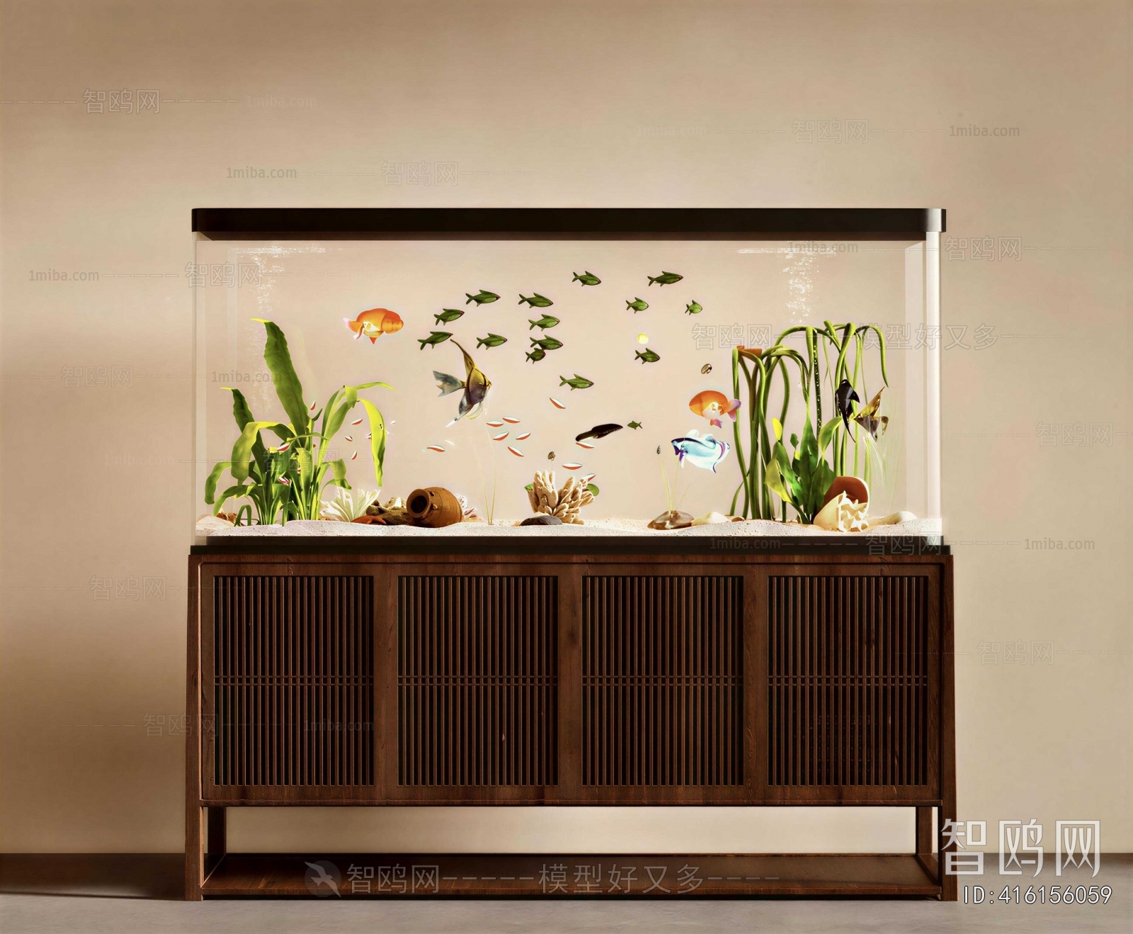 New Chinese Style Fish Tank