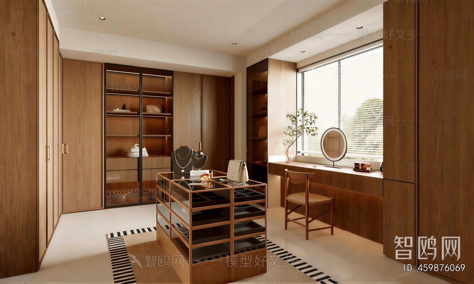 Modern Clothes Storage Area