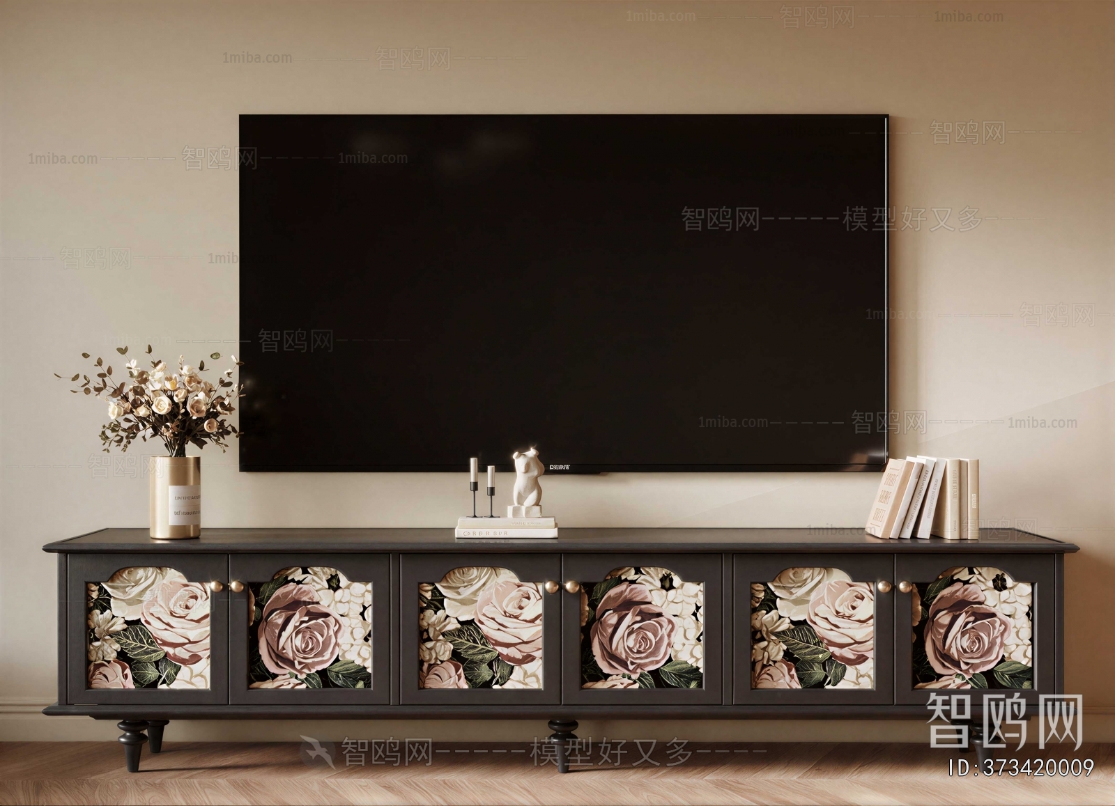 French Style TV Cabinet