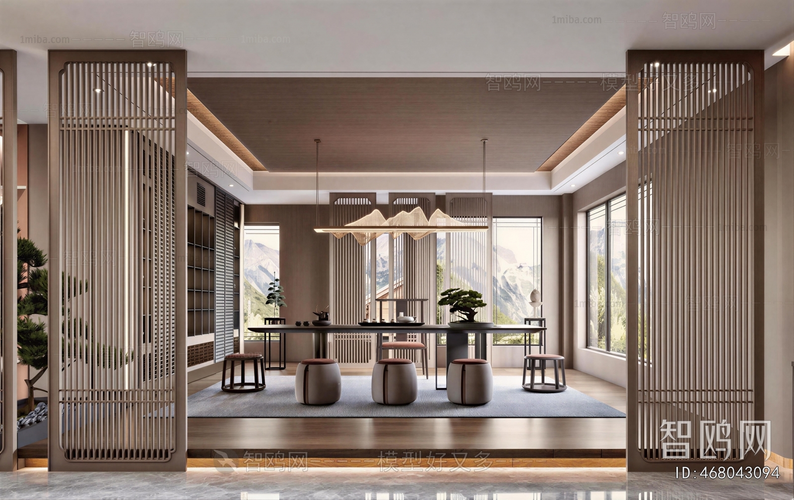 New Chinese Style Tea House