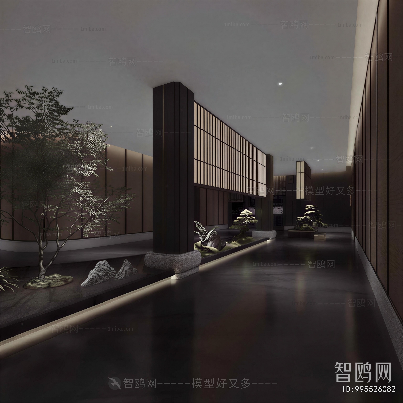 New Chinese Style Lobby Hall