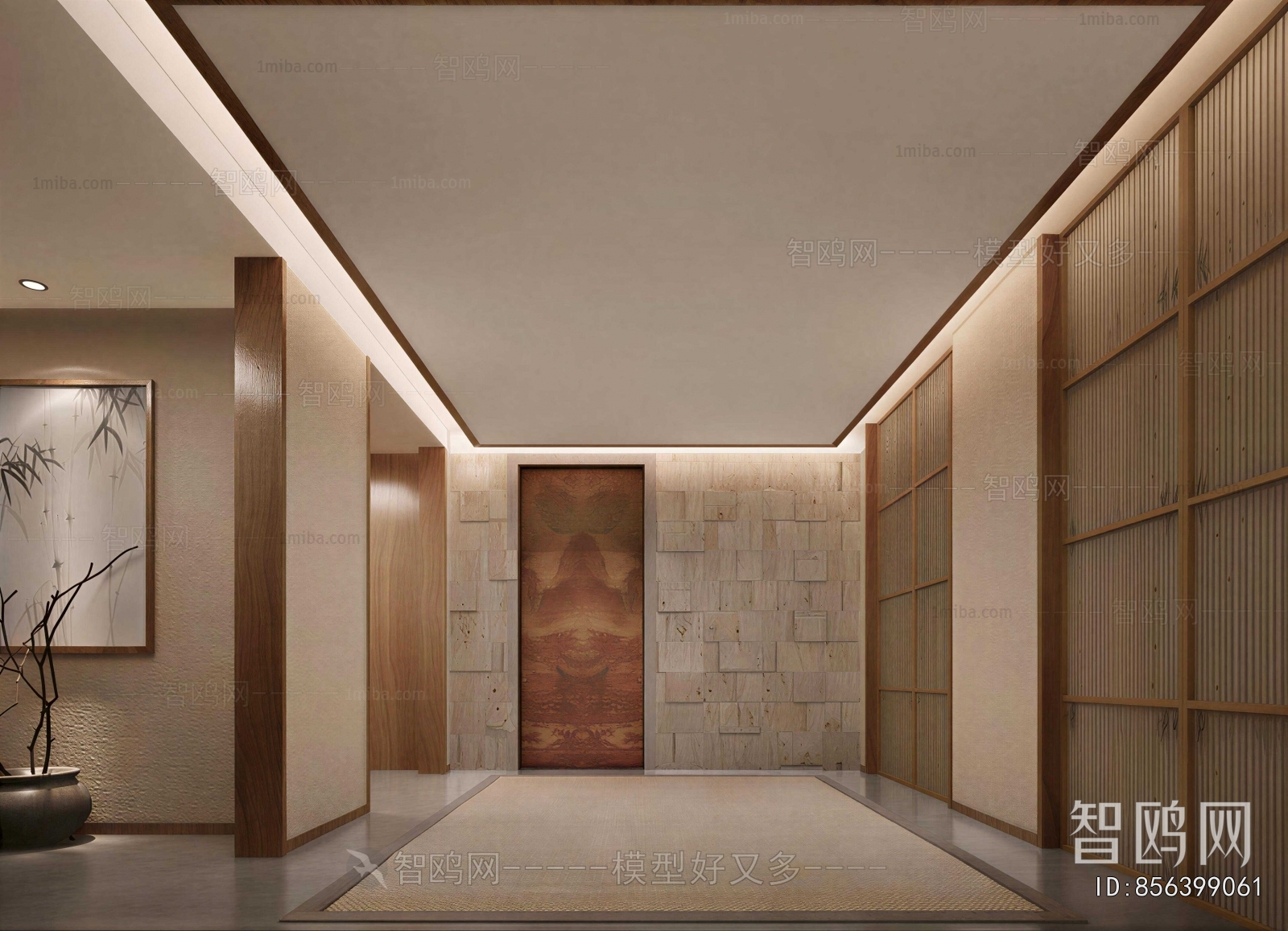 Japanese Style Hallway