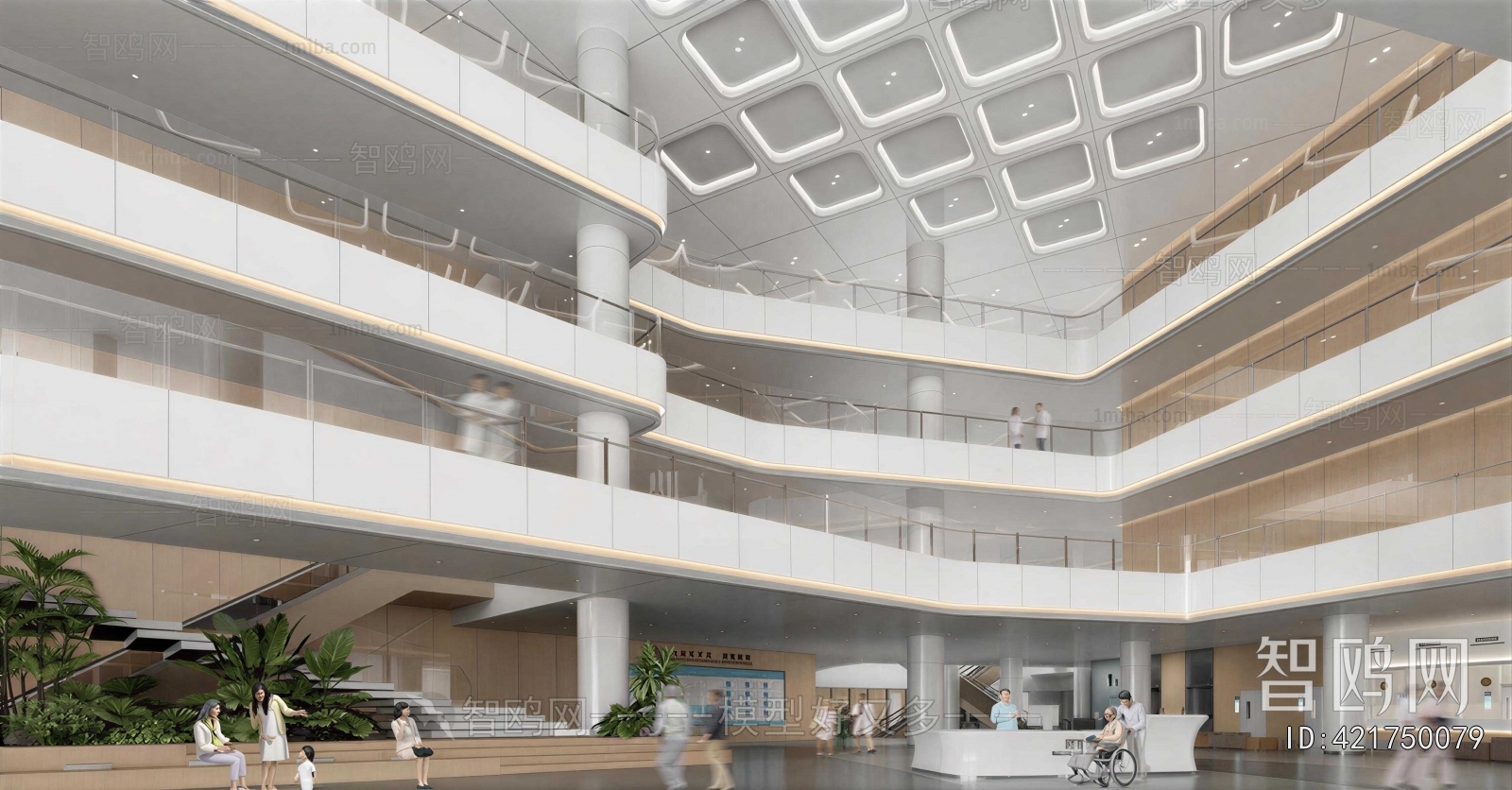 Modern Hospital Hall