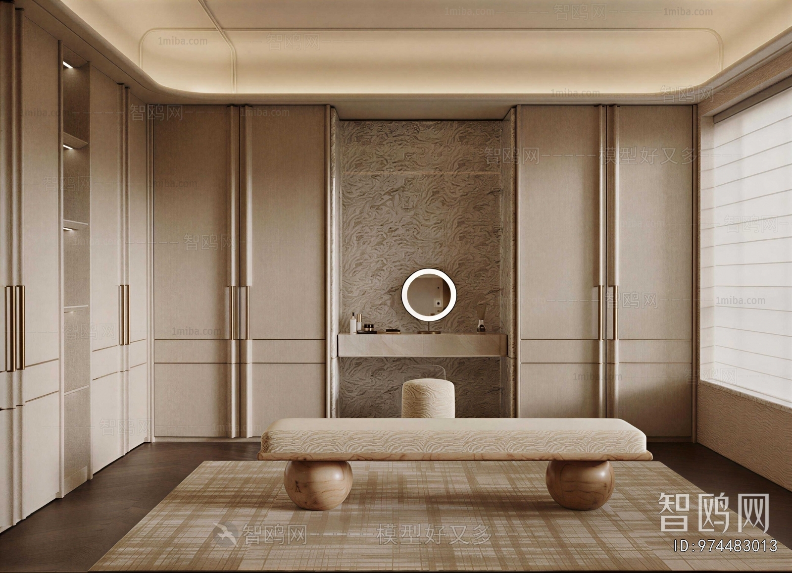 Modern Clothes Storage Area