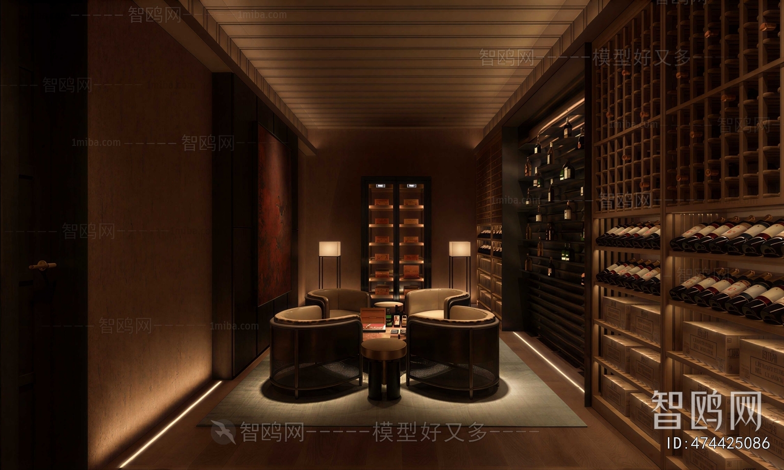 Modern Wine Cellar/Wine Tasting Room