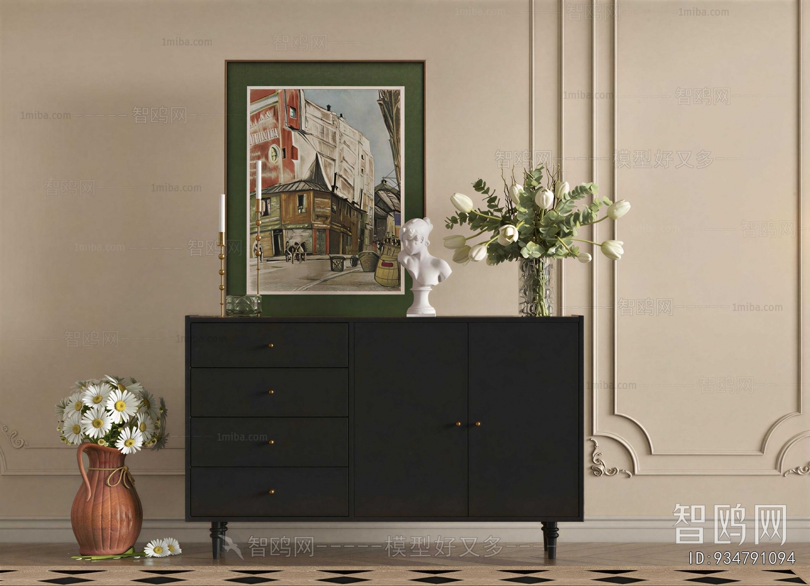Modern Side Cabinet