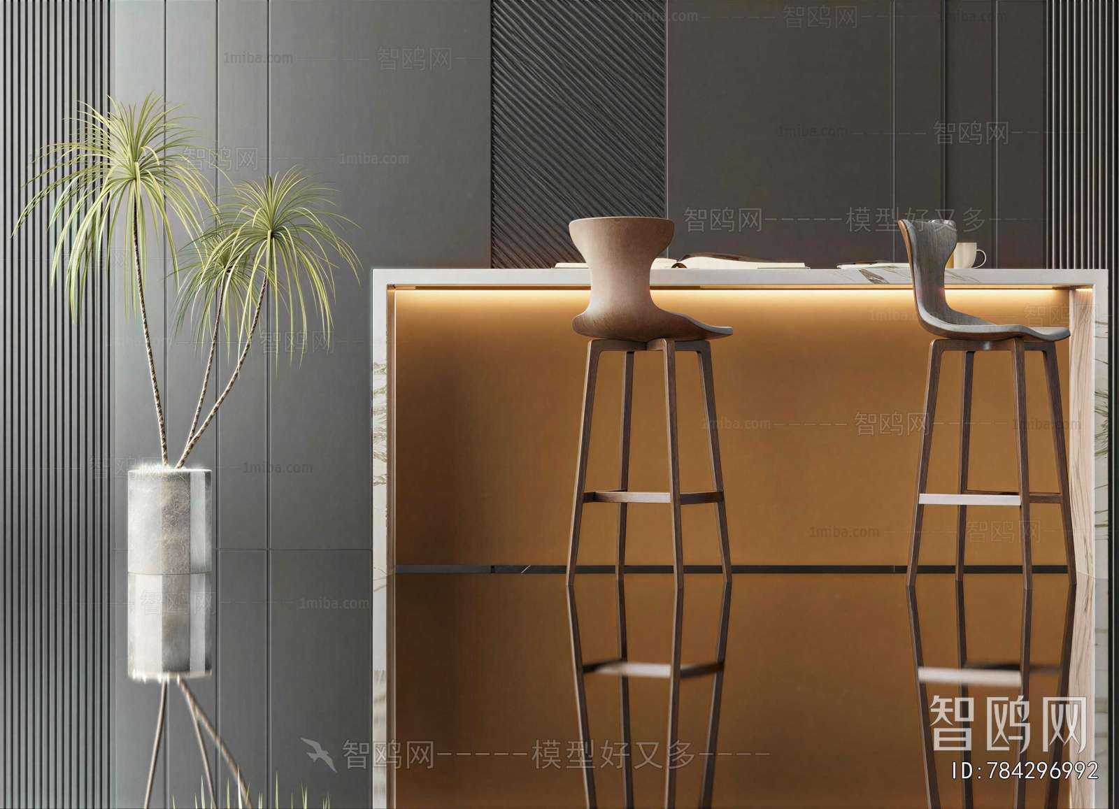 Modern Counter Bar