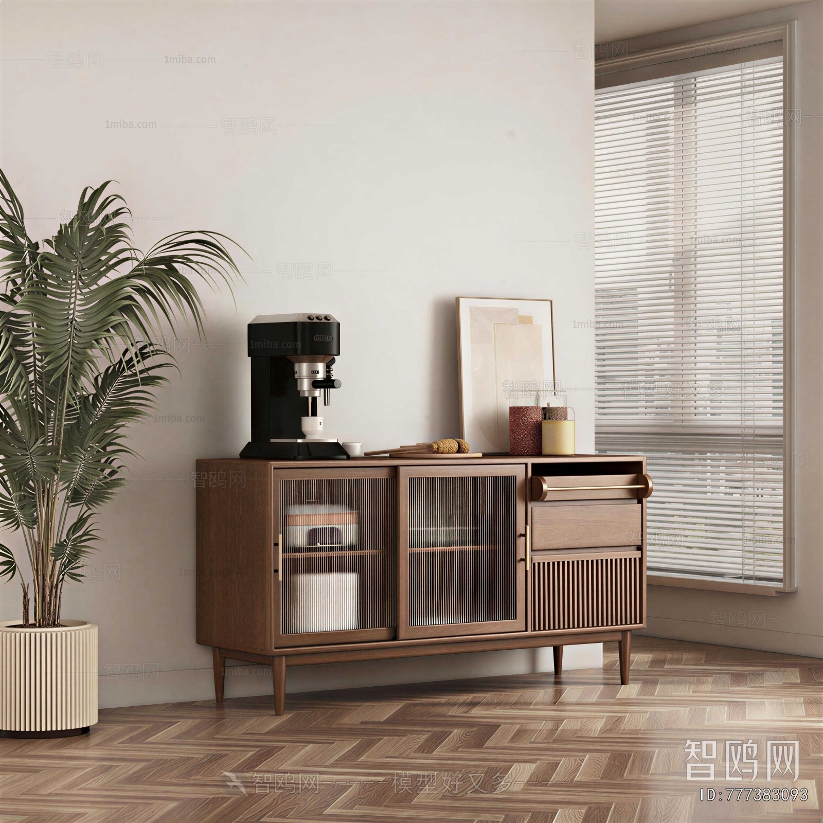 Wabi-sabi Style Entrance Cabinet