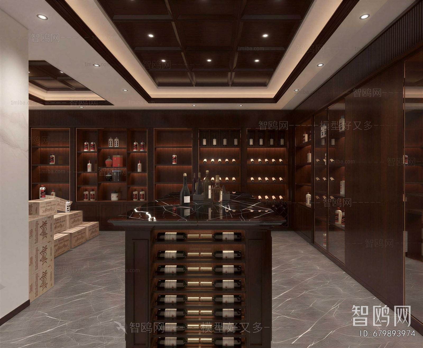 Modern Wine Cellar/Wine Tasting Room