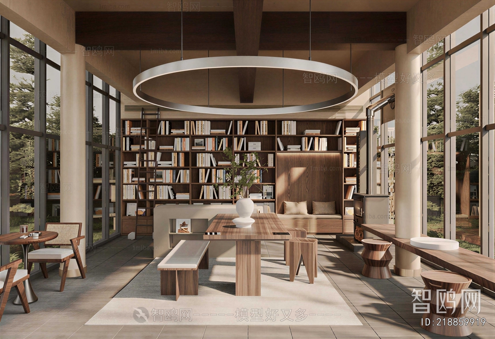 Modern Bookstore Book Bar