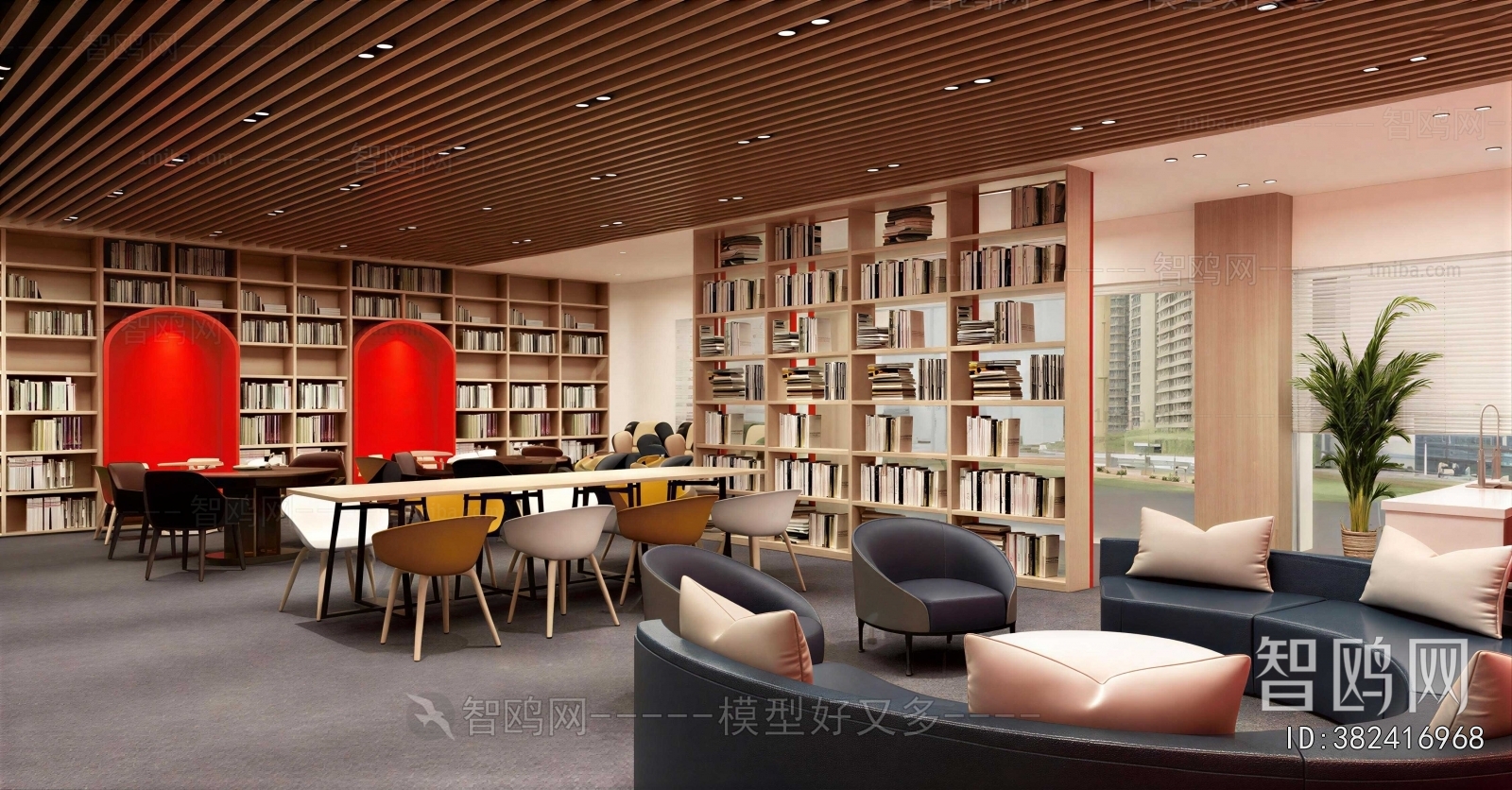 Modern Bookstore Book Bar