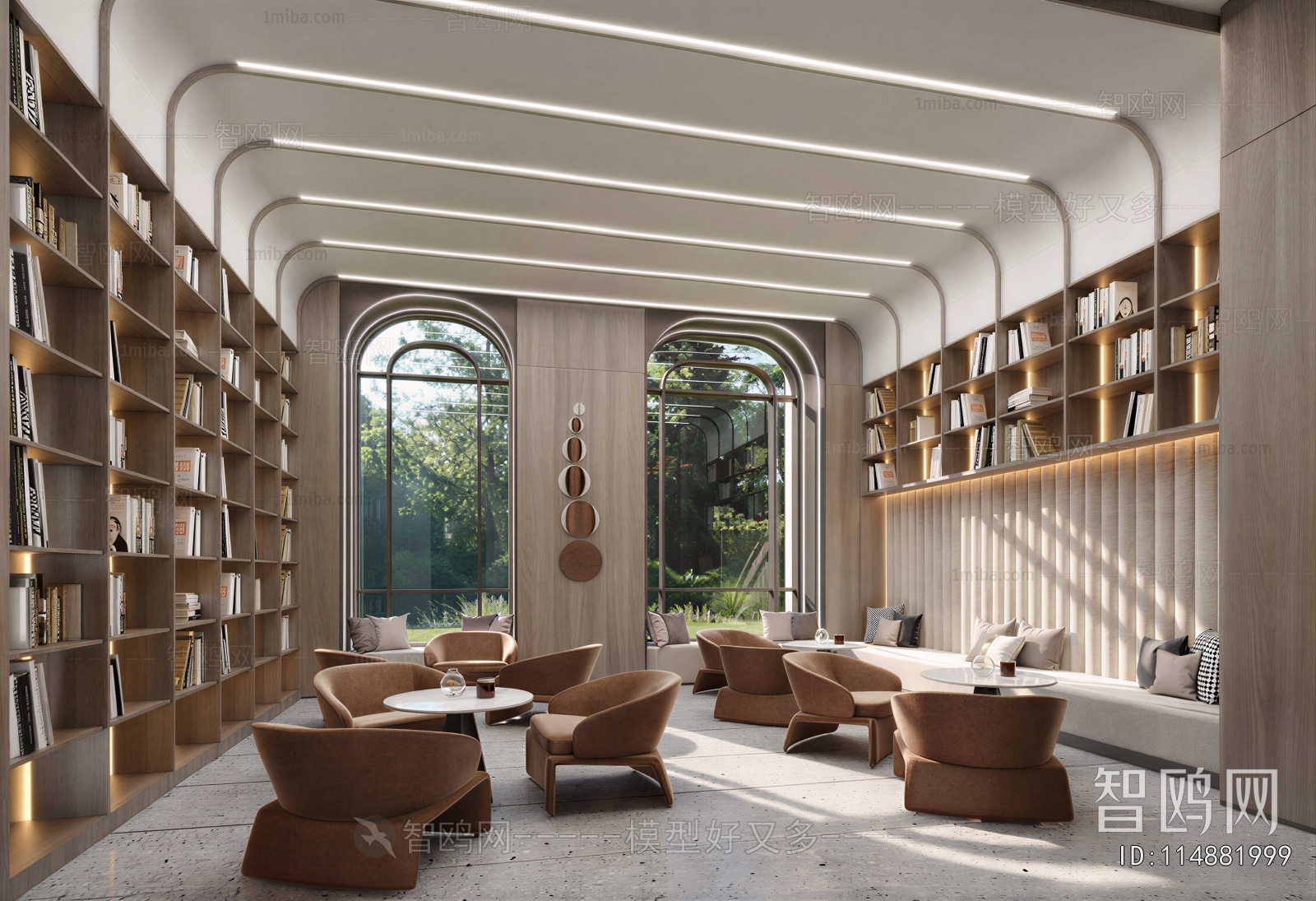 Modern Bookstore Book Bar