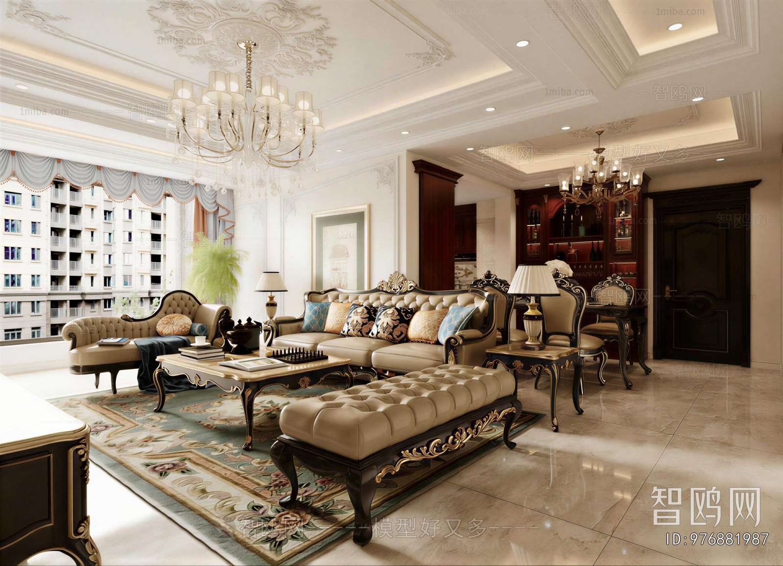 European Style A Living Room