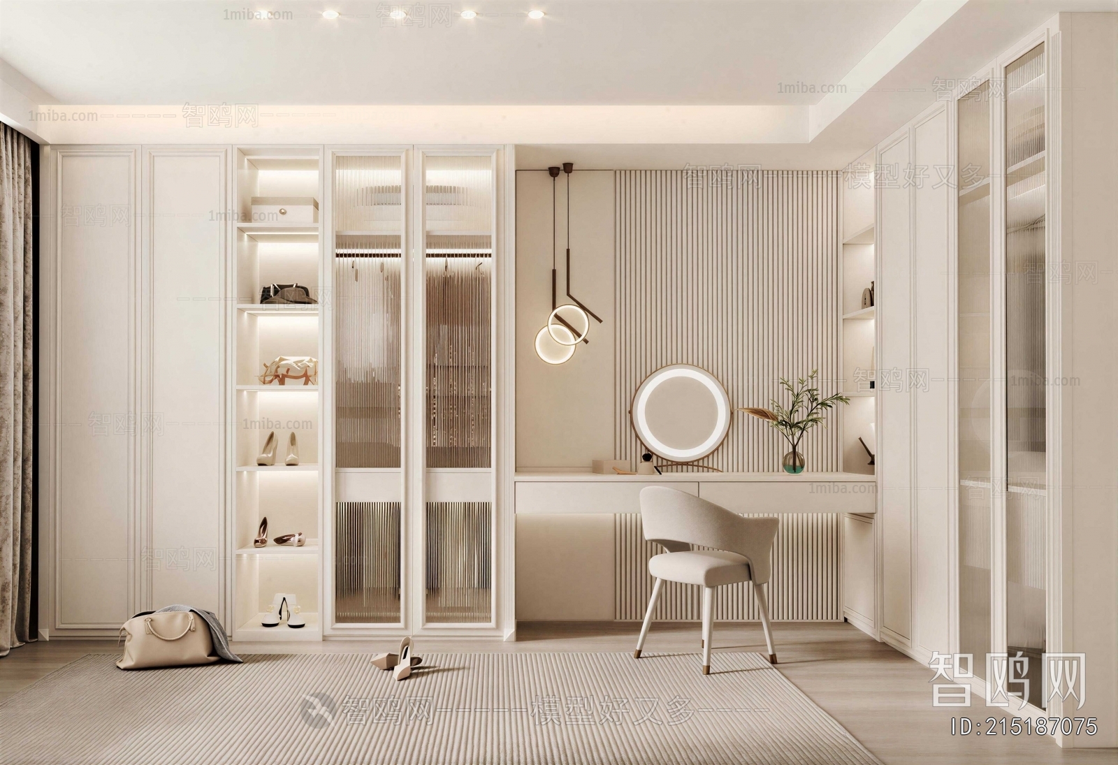 Modern Clothes Storage Area