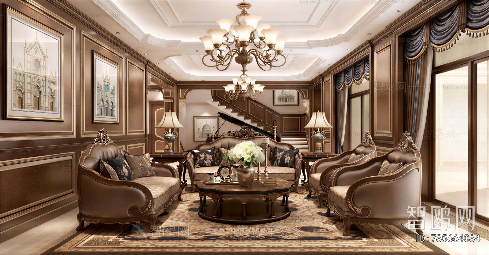 European Style A Living Room