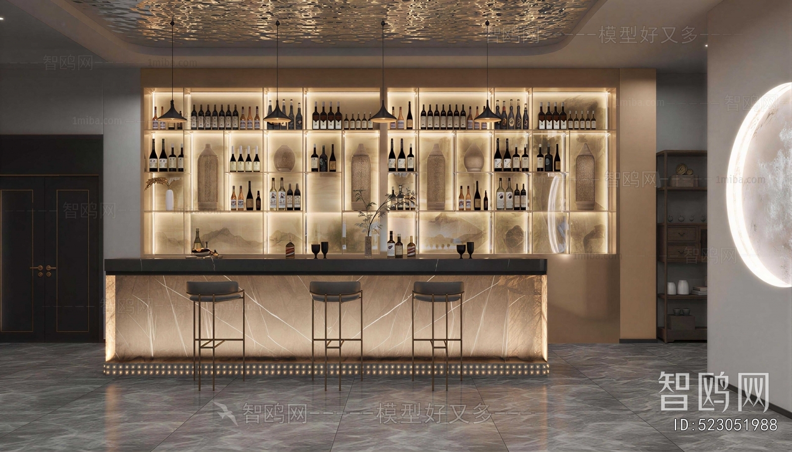 Modern Counter Bar