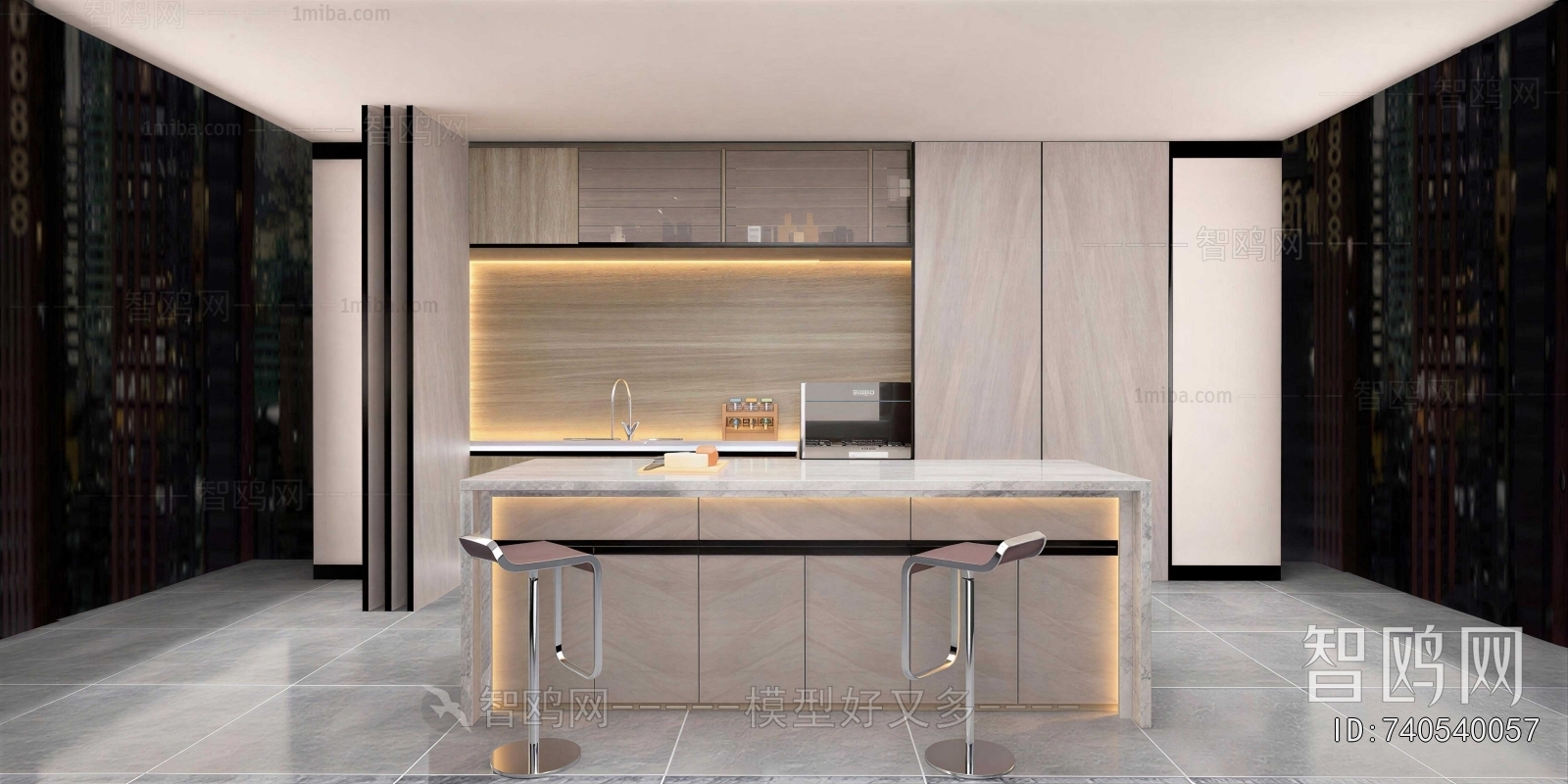 Modern Open Kitchen
