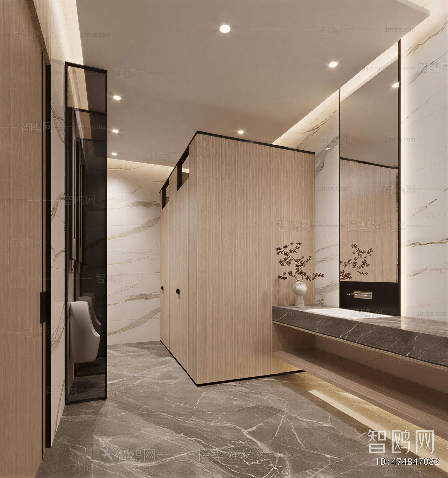 Modern Public Toilet