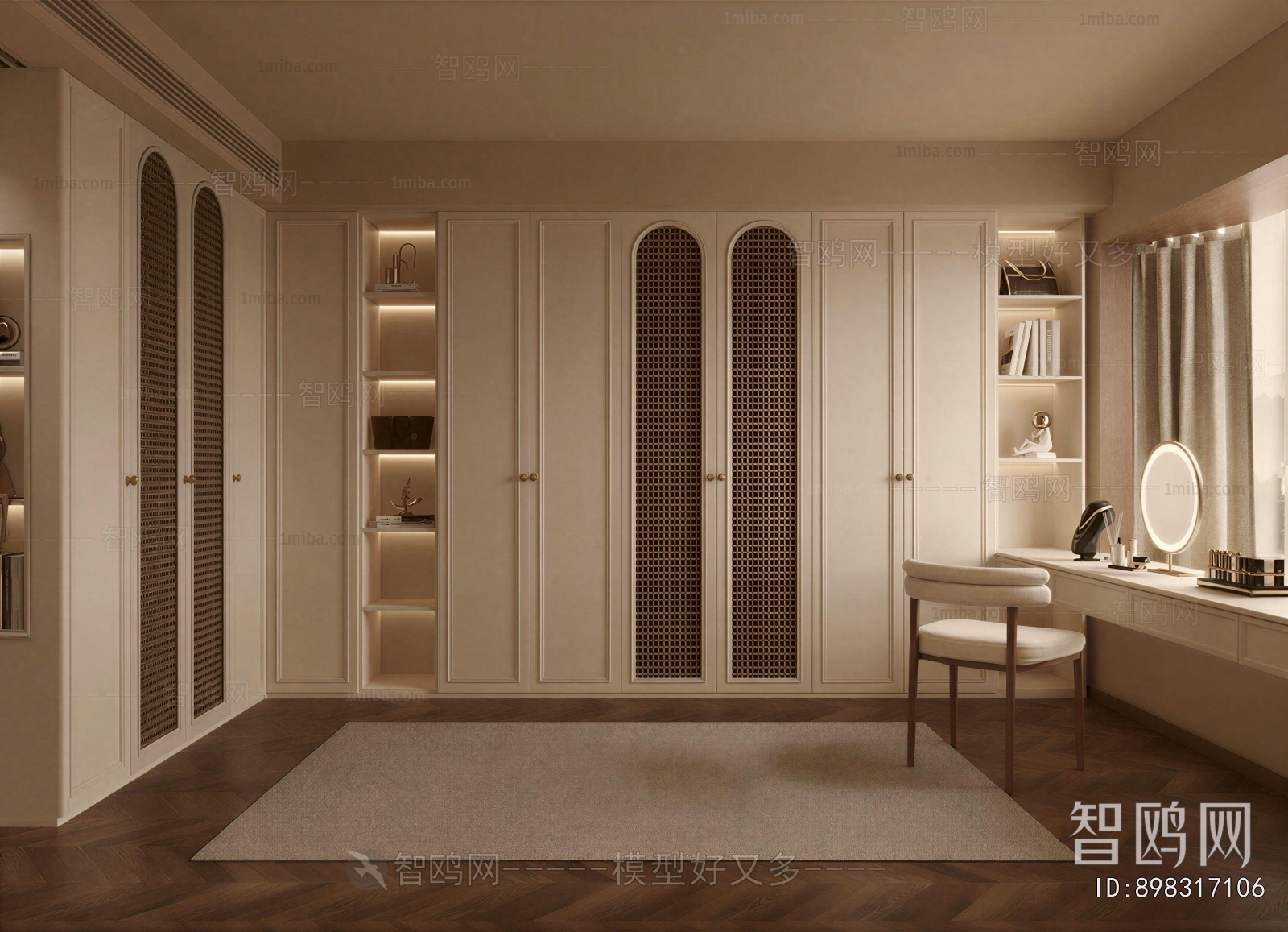 Modern Clothes Storage Area