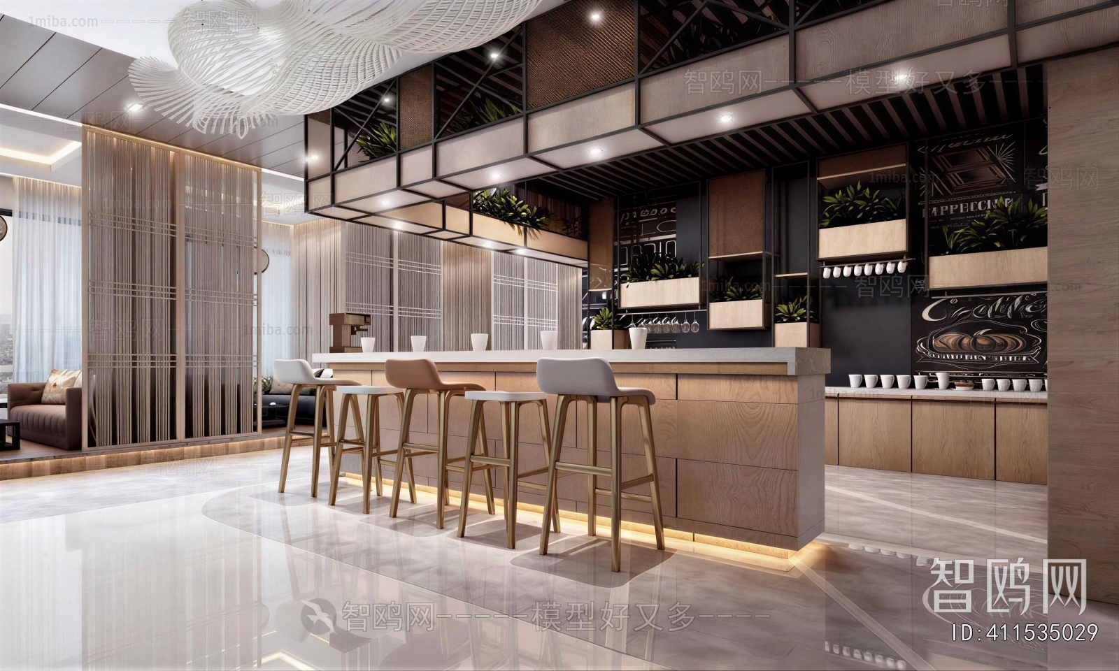 Modern Counter Bar
