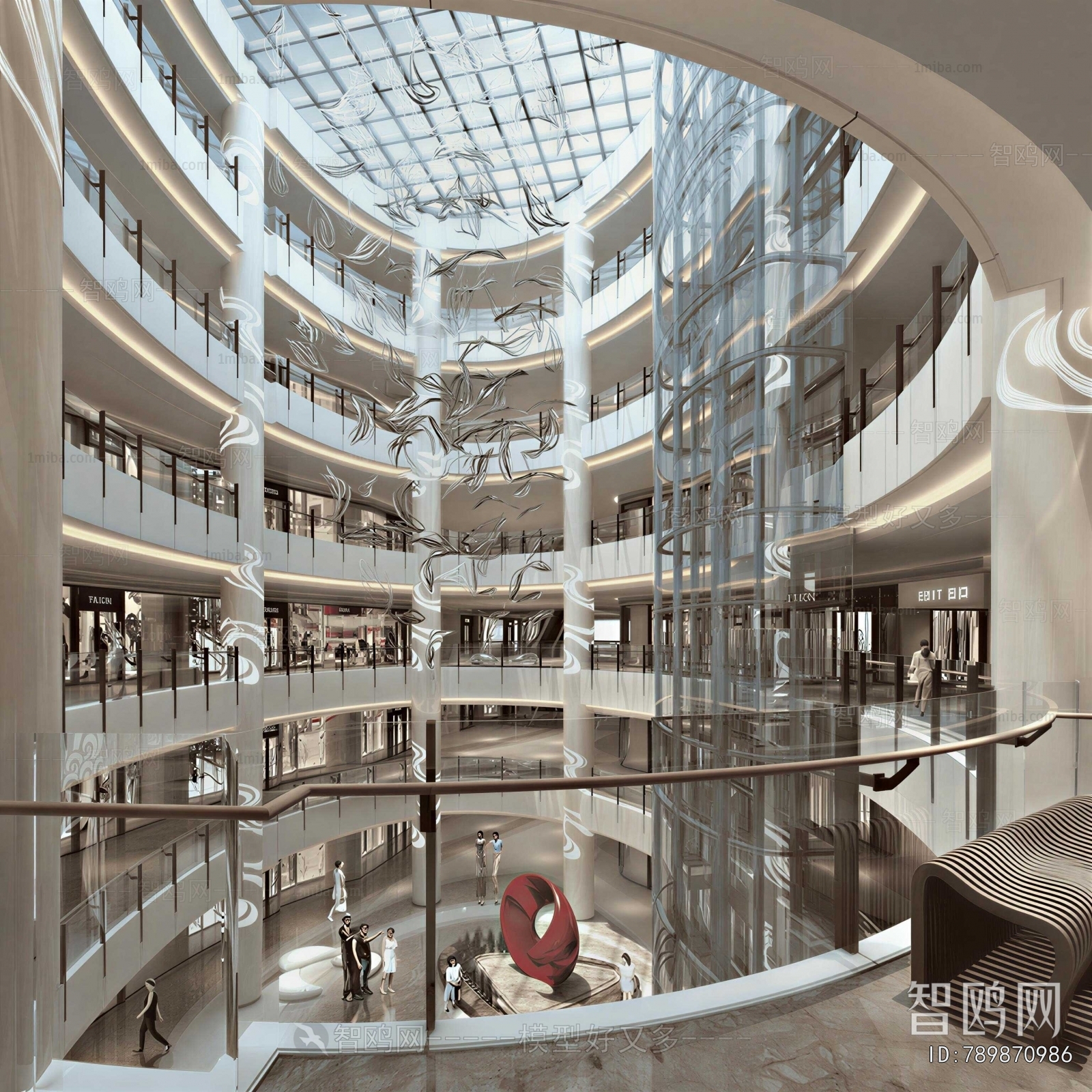 Modern Shopping Mall