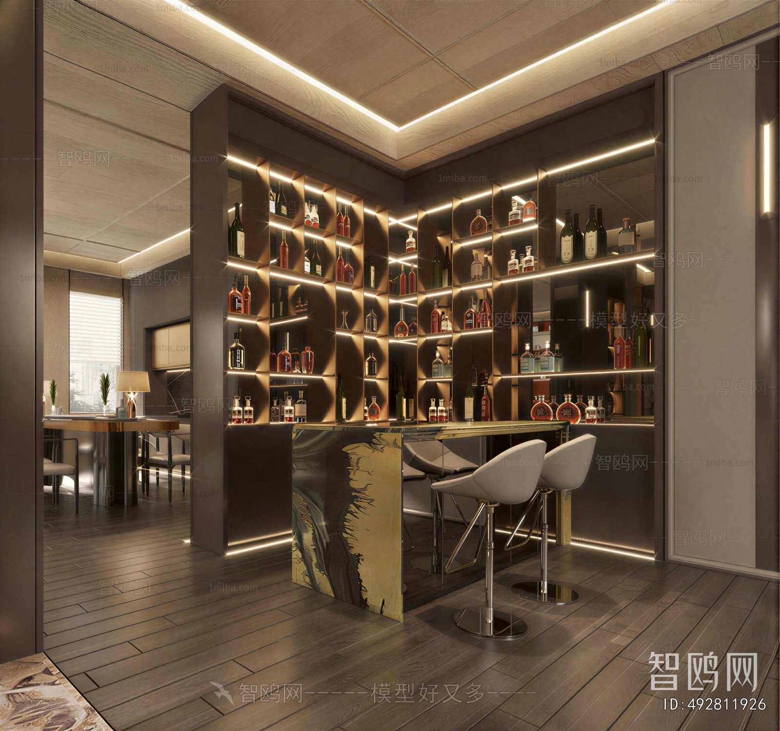 Modern Counter Bar