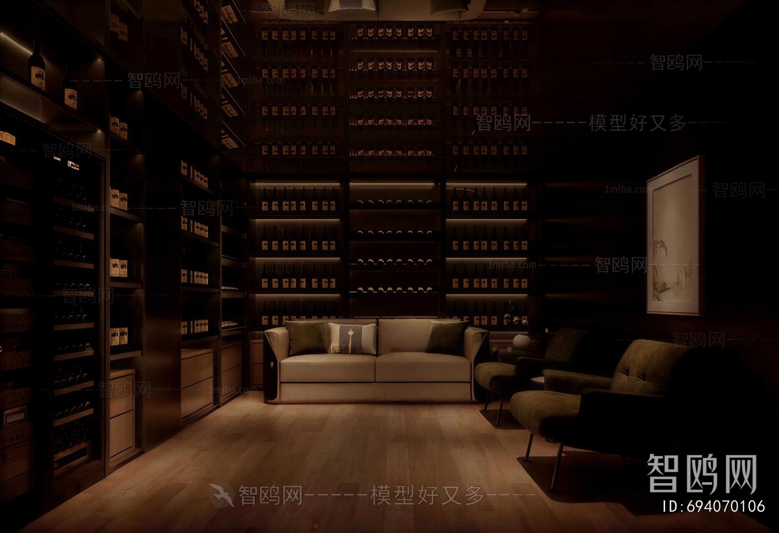 Modern Wine Cellar/Wine Tasting Room
