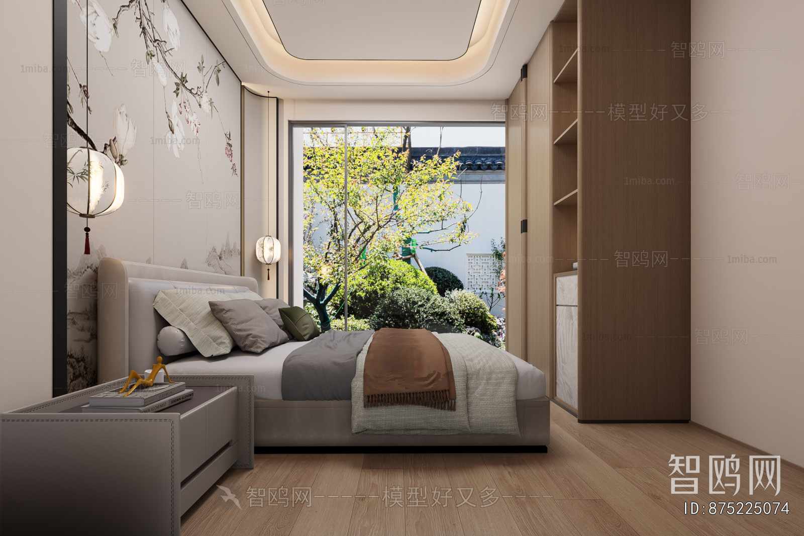 New Chinese Style Bedroom