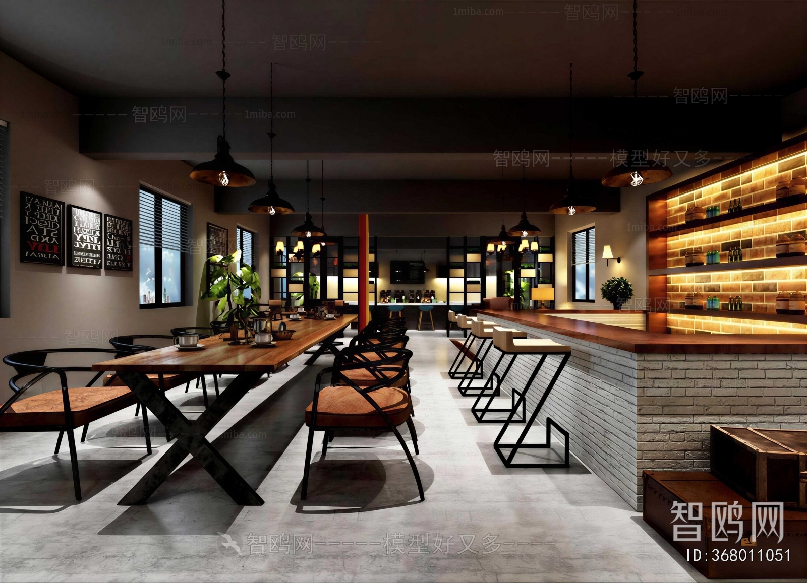 Industrial Style Restaurant