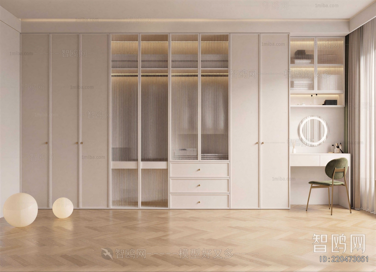 Modern Clothes Storage Area
