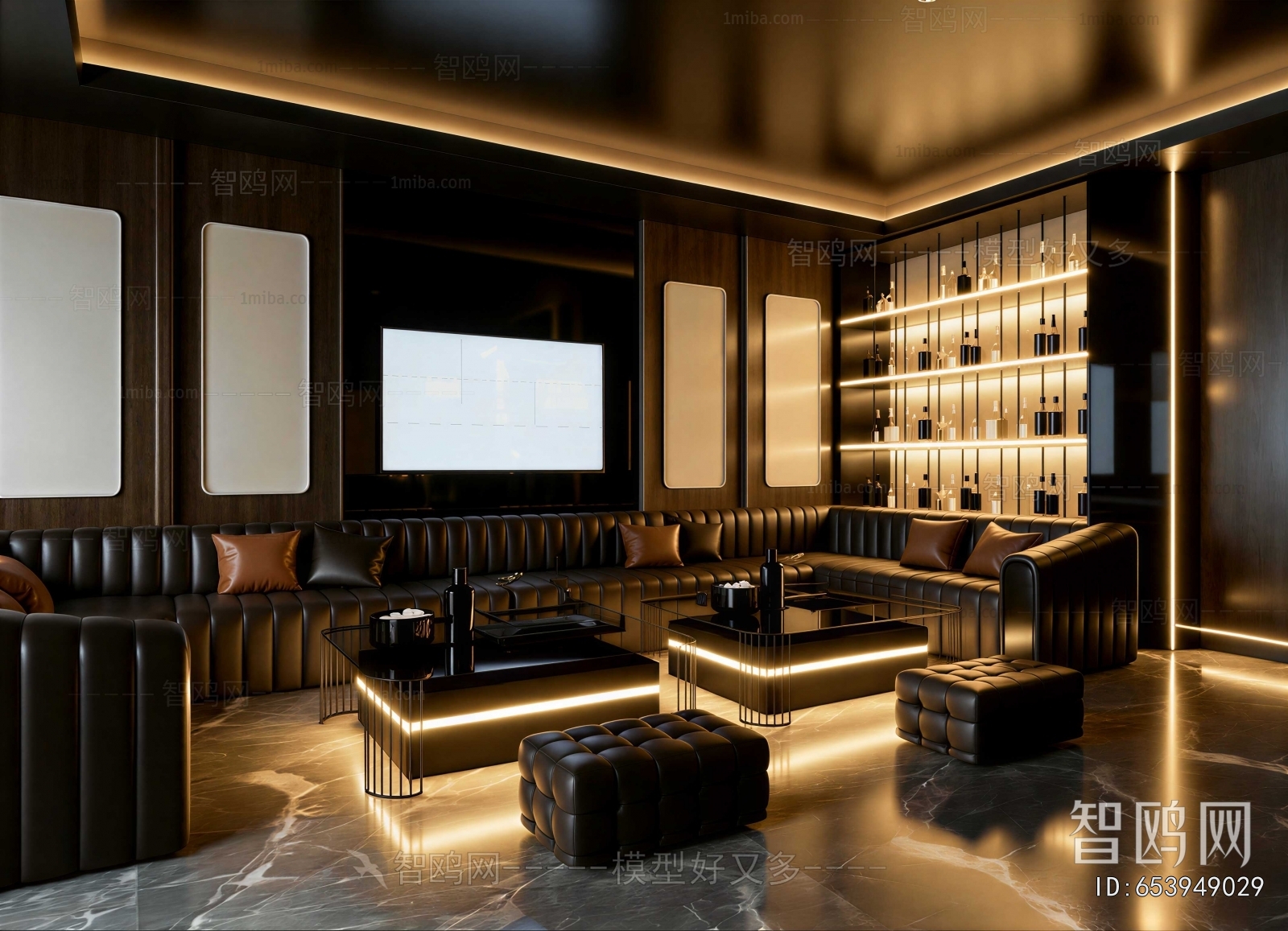 Modern Audiovisual Room