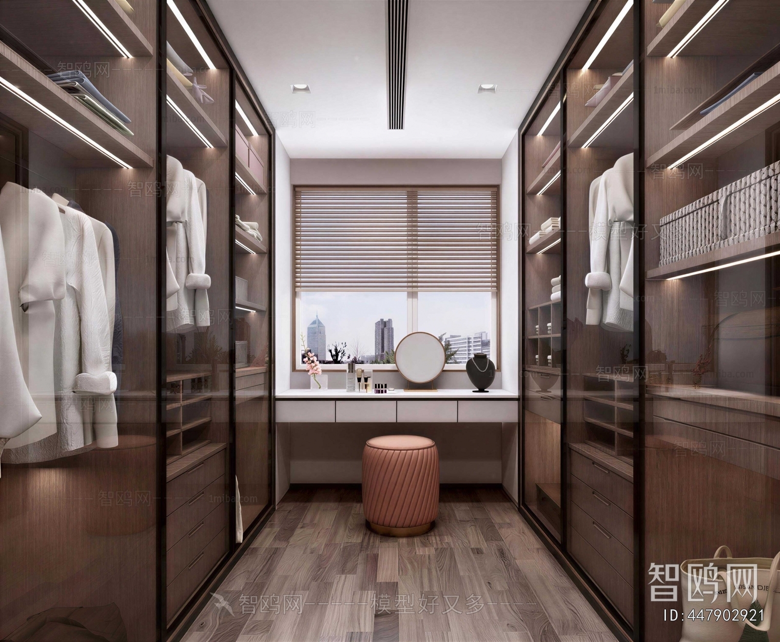 Modern Clothes Storage Area