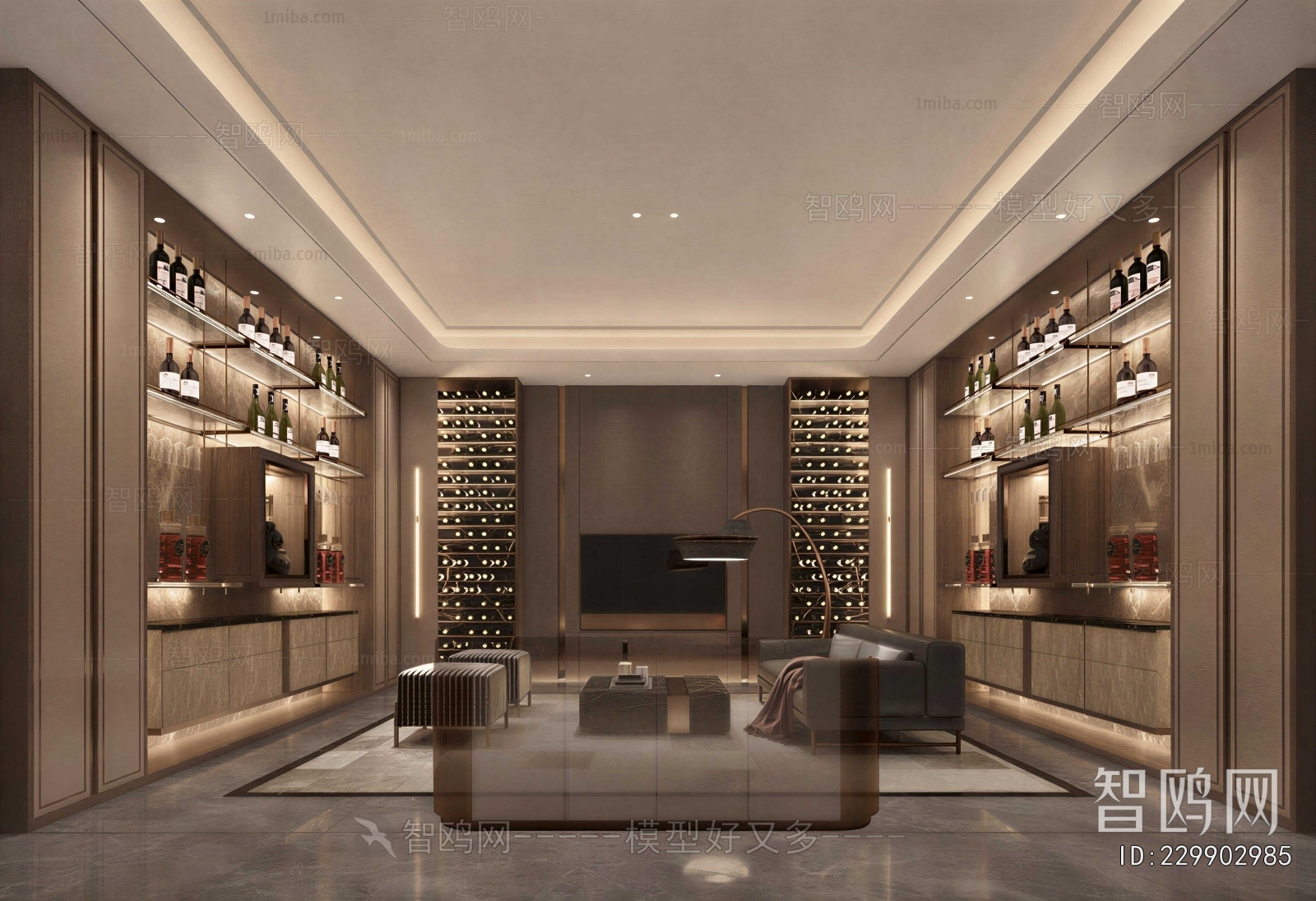 Modern Wine Cellar/Wine Tasting Room