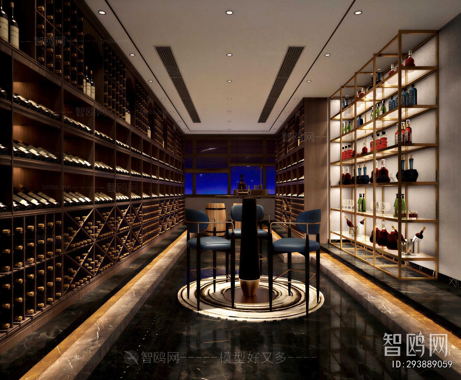 Modern Wine Cellar/Wine Tasting Room