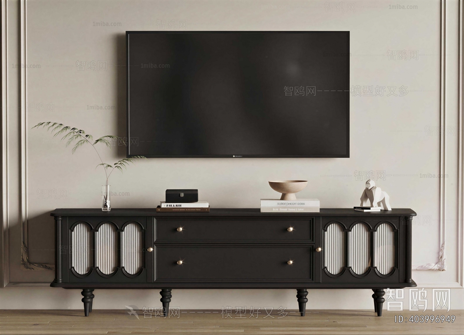 French Style TV Cabinet