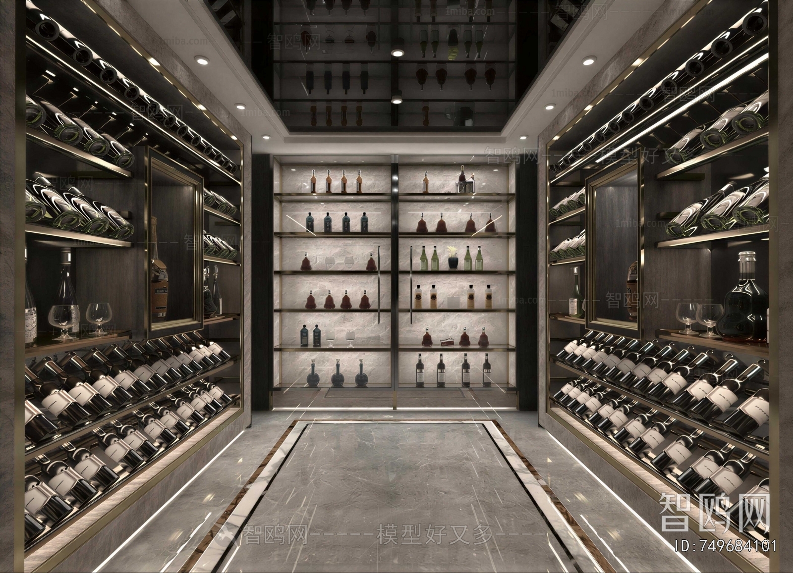 Modern Wine Cellar/Wine Tasting Room