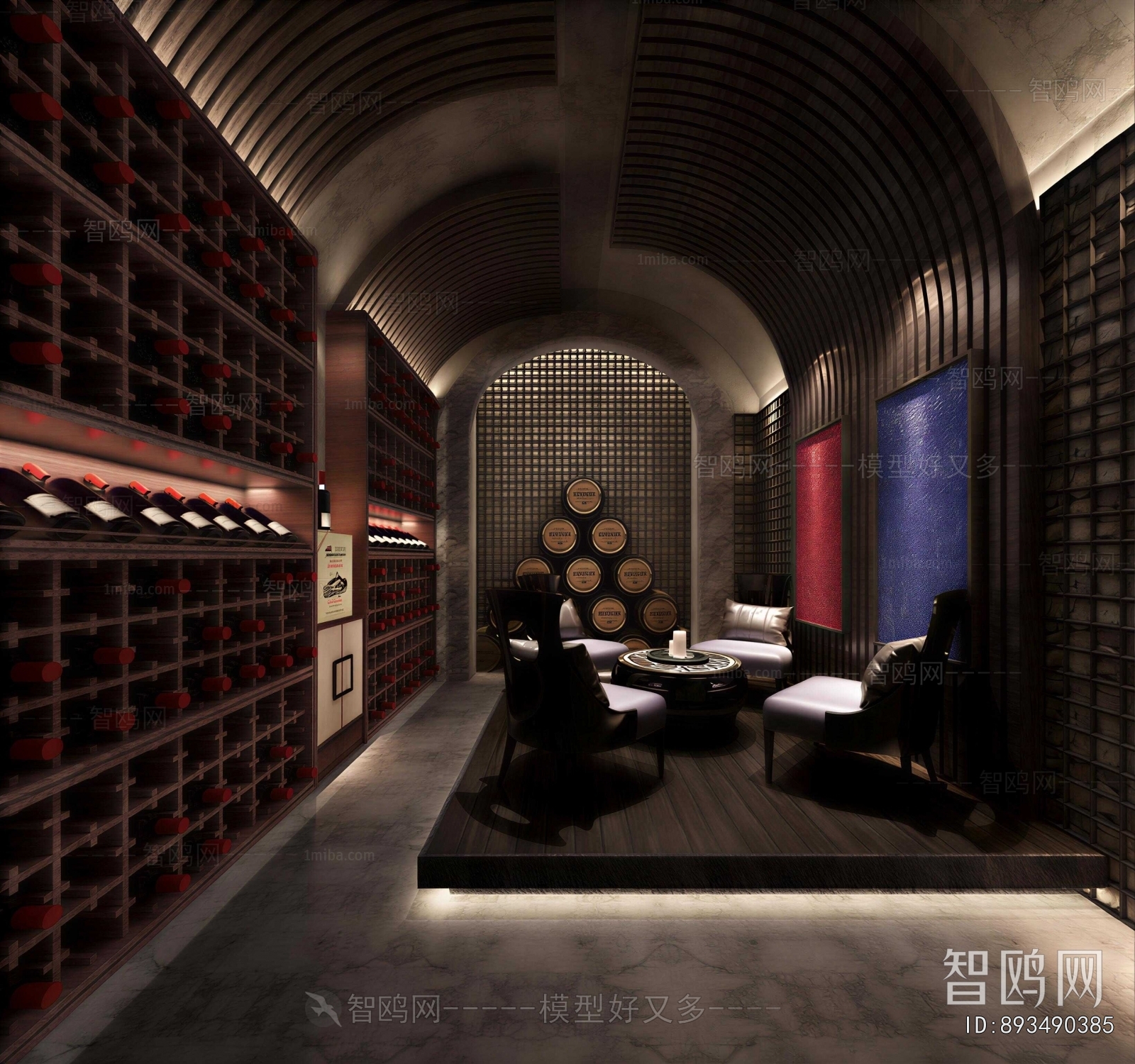 Modern Wine Cellar/Wine Tasting Room