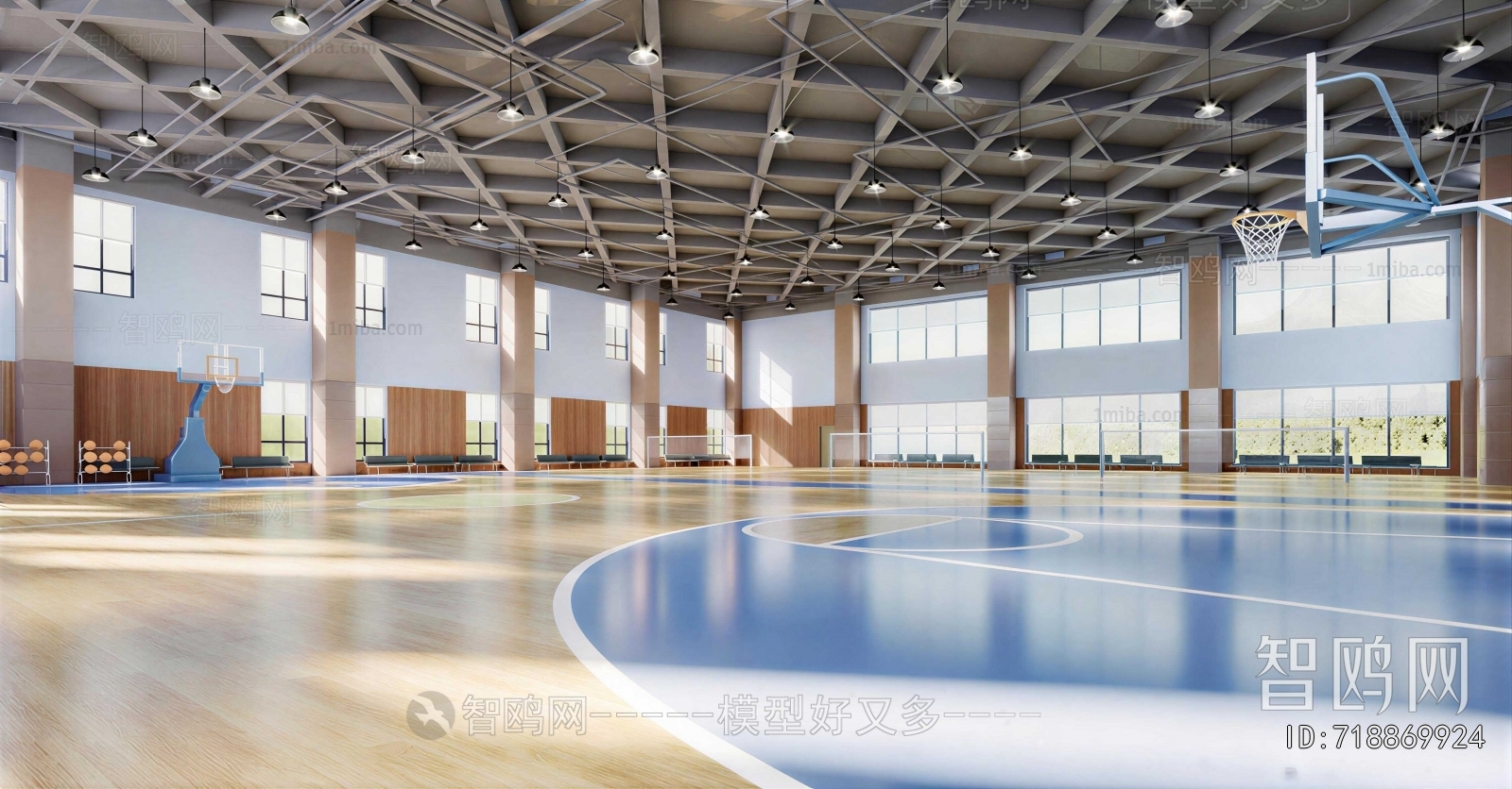 Modern Basketball Arena