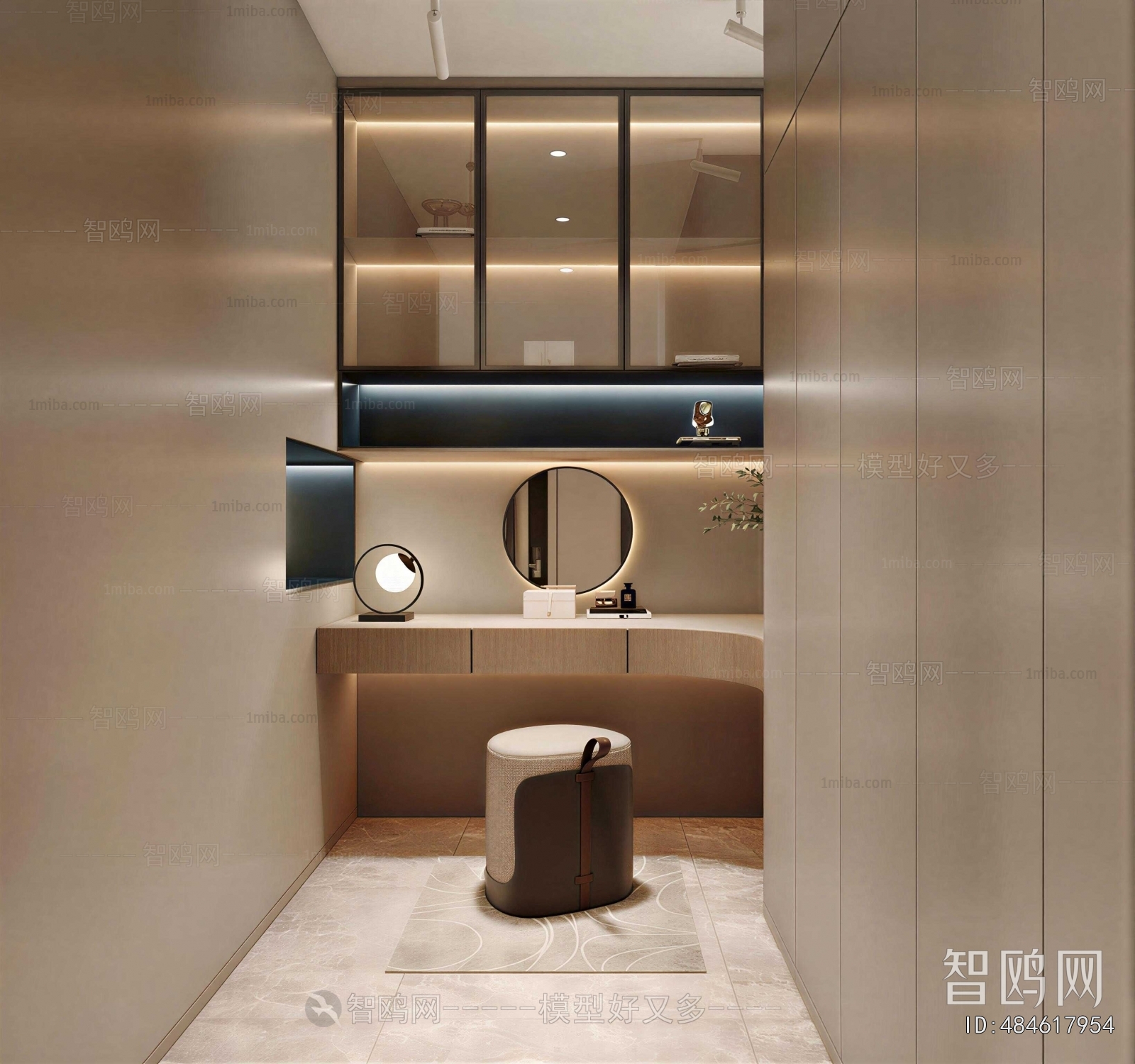 Modern Clothes Storage Area