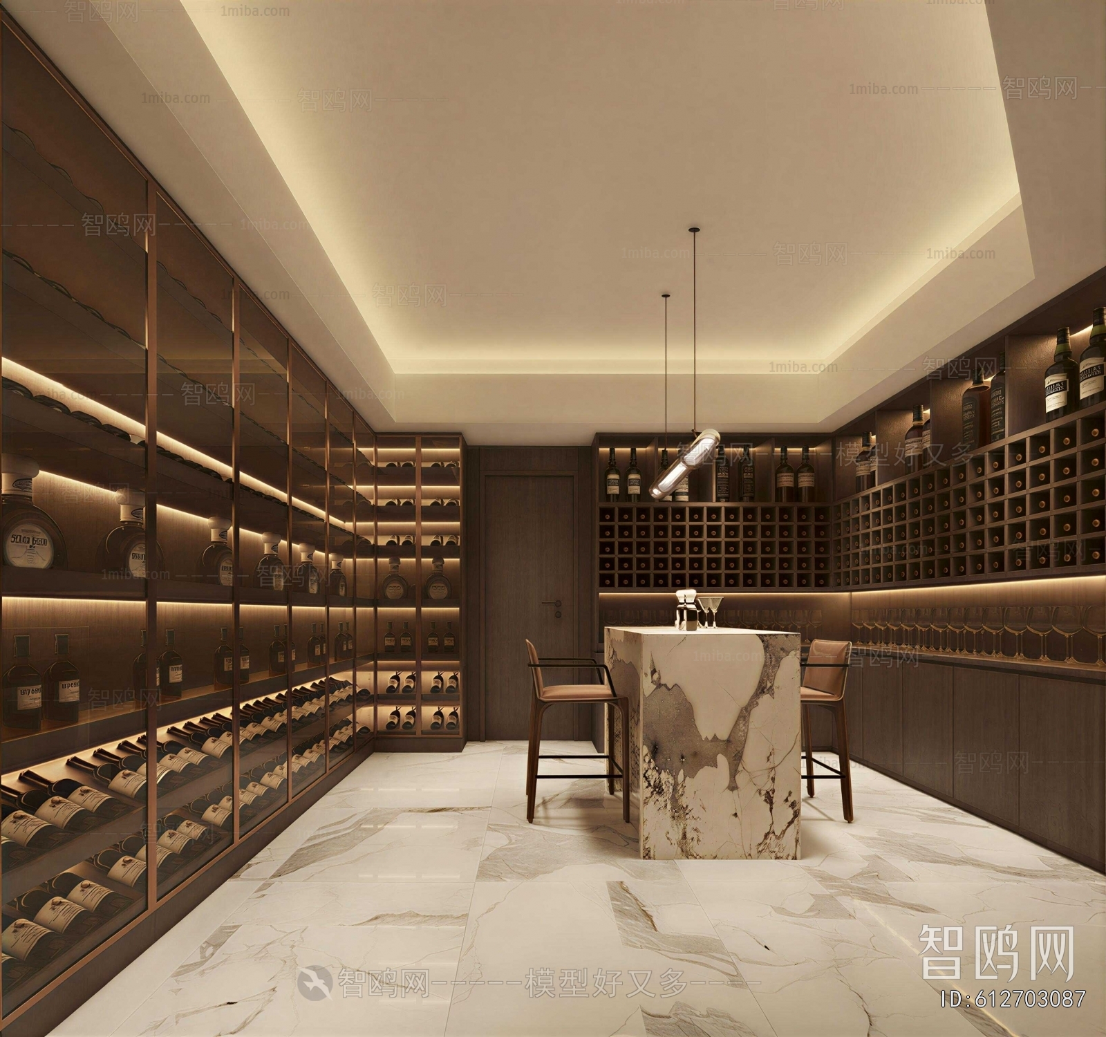 Modern Wine Cellar/Wine Tasting Room