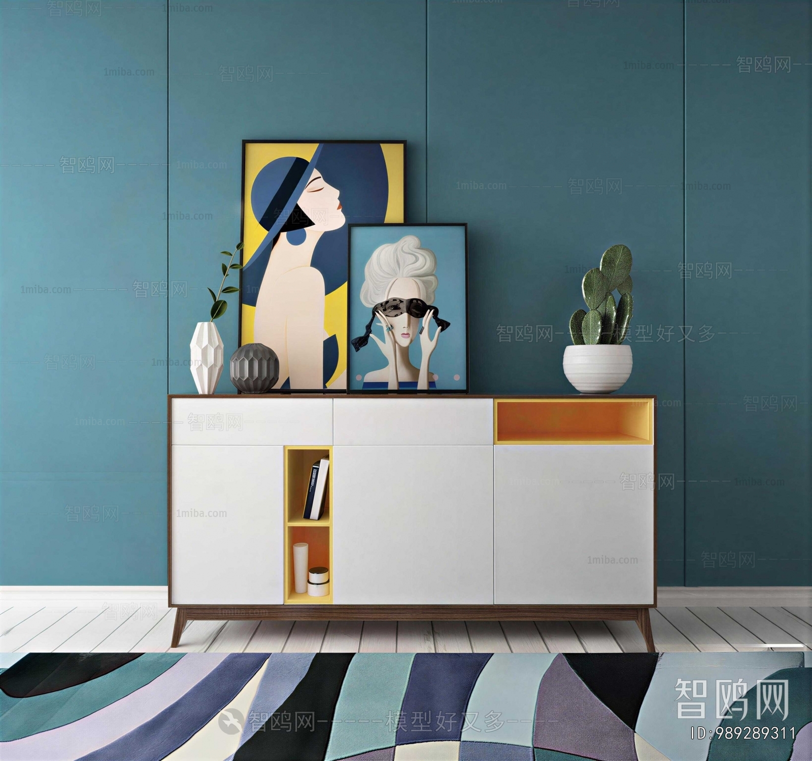 Nordic Style Side Cabinet