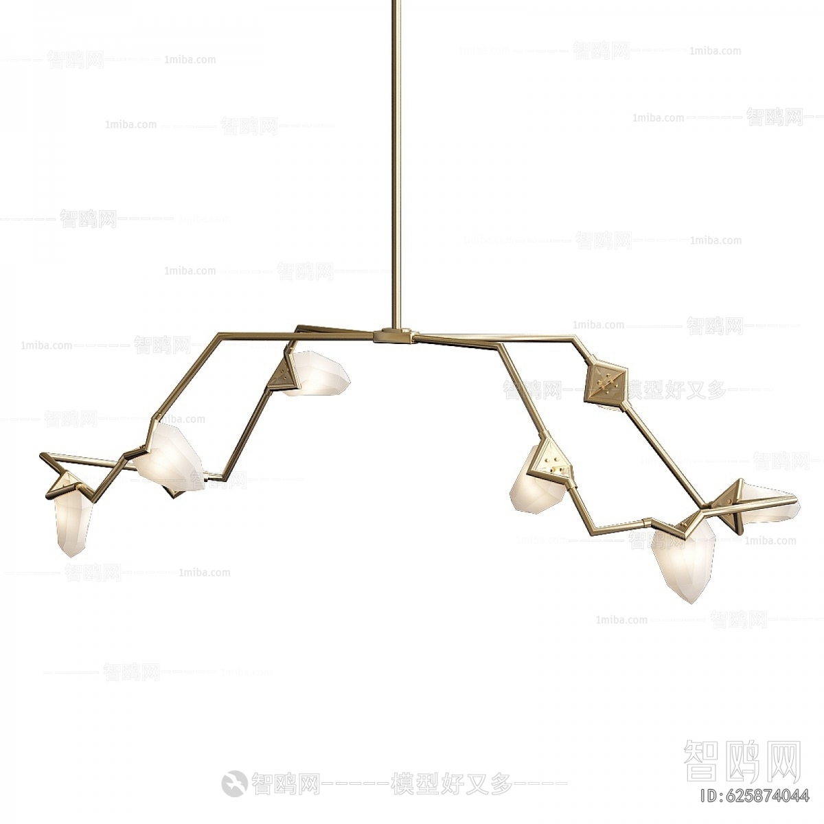 Modern Long Chandelier