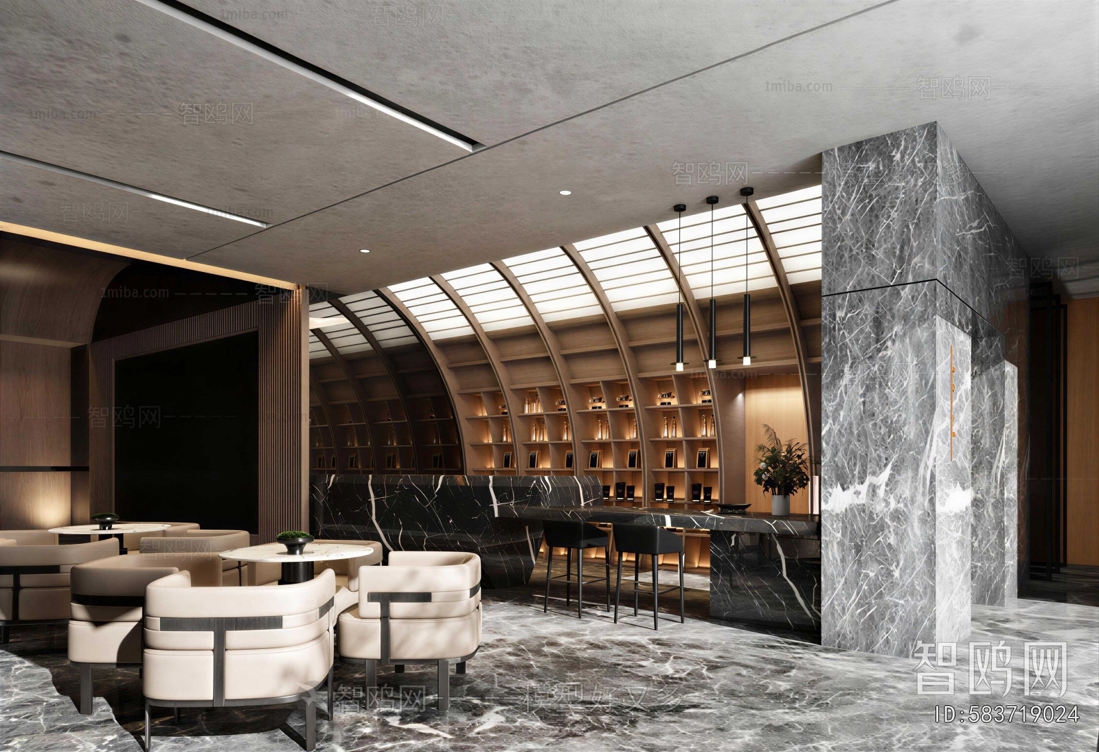Modern Real Estate Sales Office