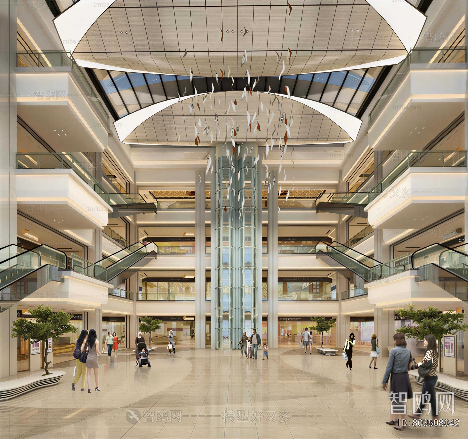 Modern Shopping Mall